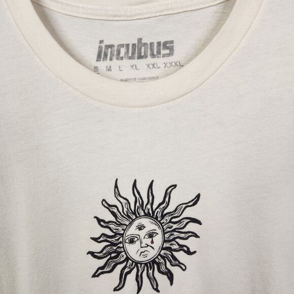 Incubus Light Grenades Double Sided Graphic Short Sleeve Tee Small - Picture 3 of 6